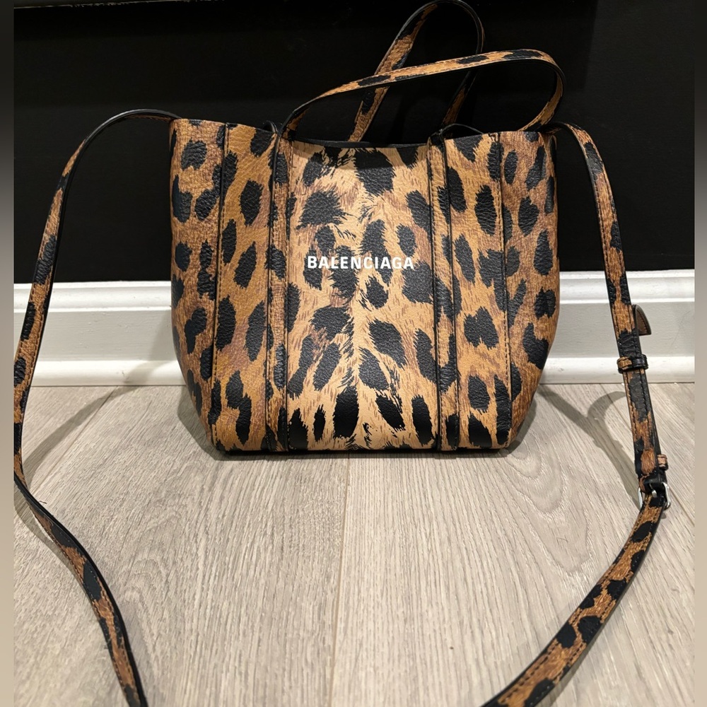 Balenciaga XXS Leopard tote bag